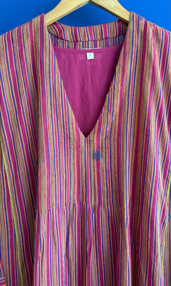 Sophia Hand woven stripe jamdani kurta