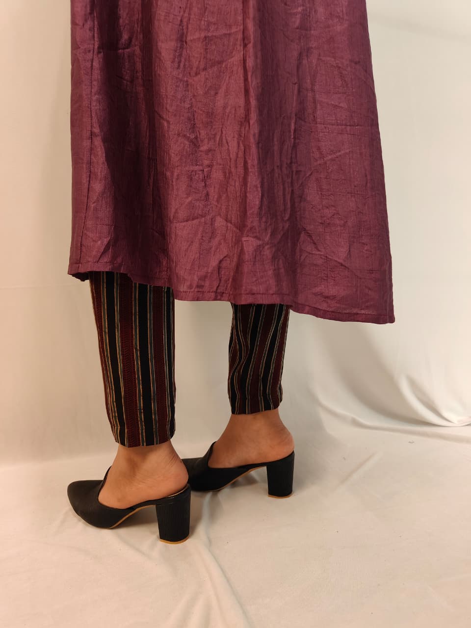 Ajrakh Stripes Straight Pants