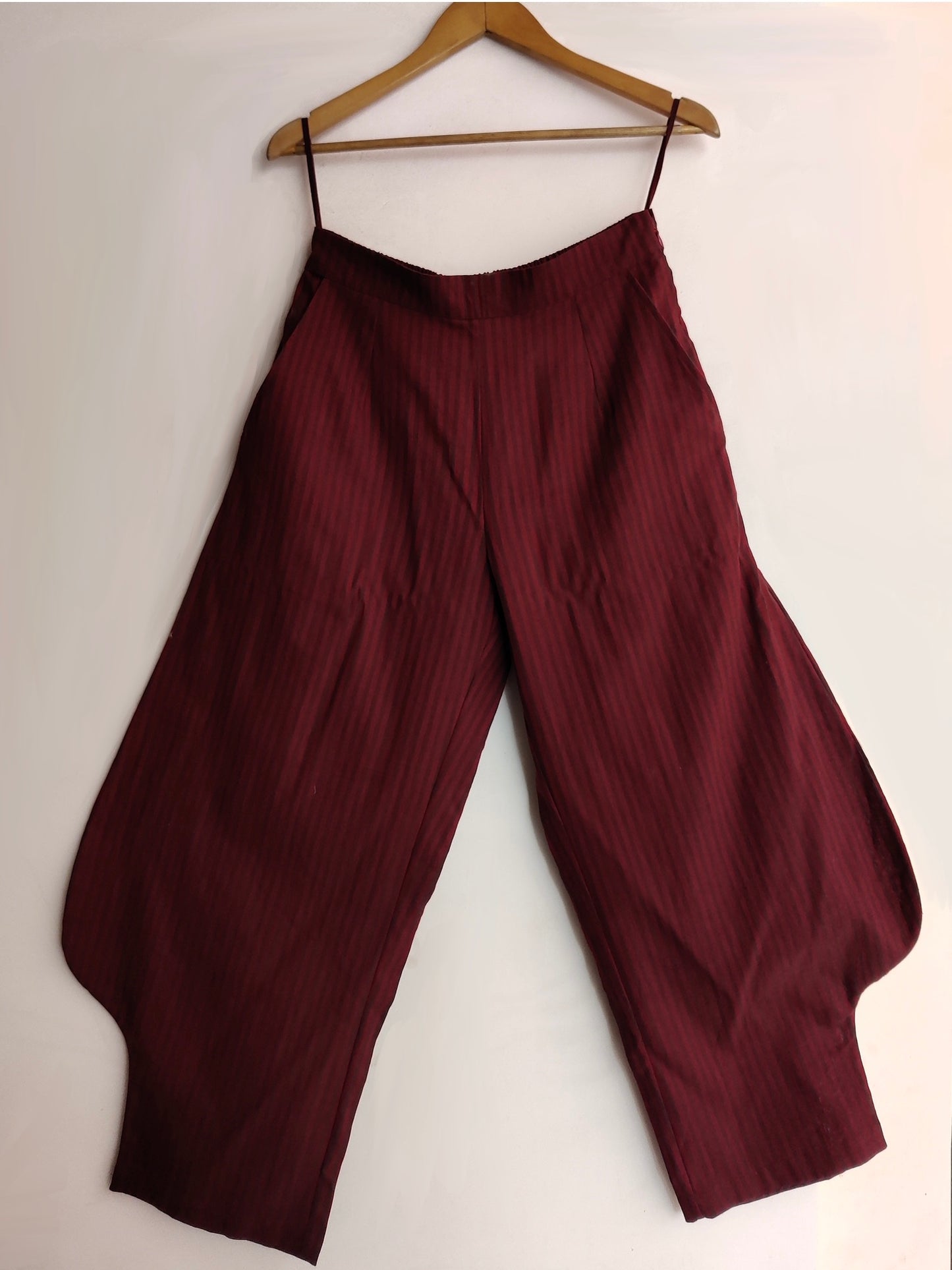 Lefkada Lobed Handwoven Stripe Pants