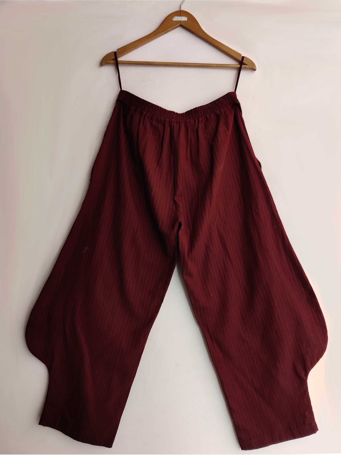 Lefkada Lobed Handwoven Stripe Pants