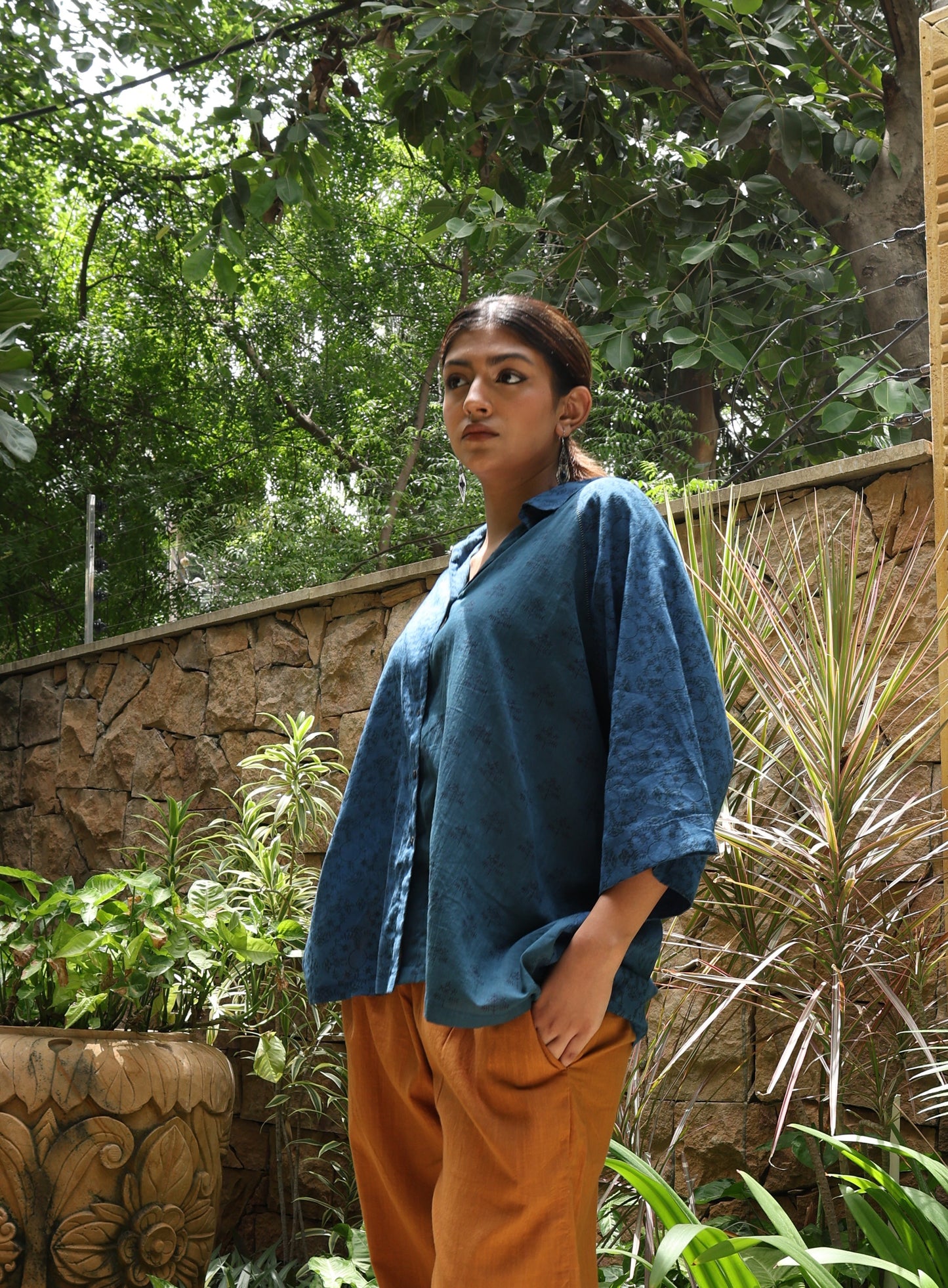 Indigo Relaxed Shirt