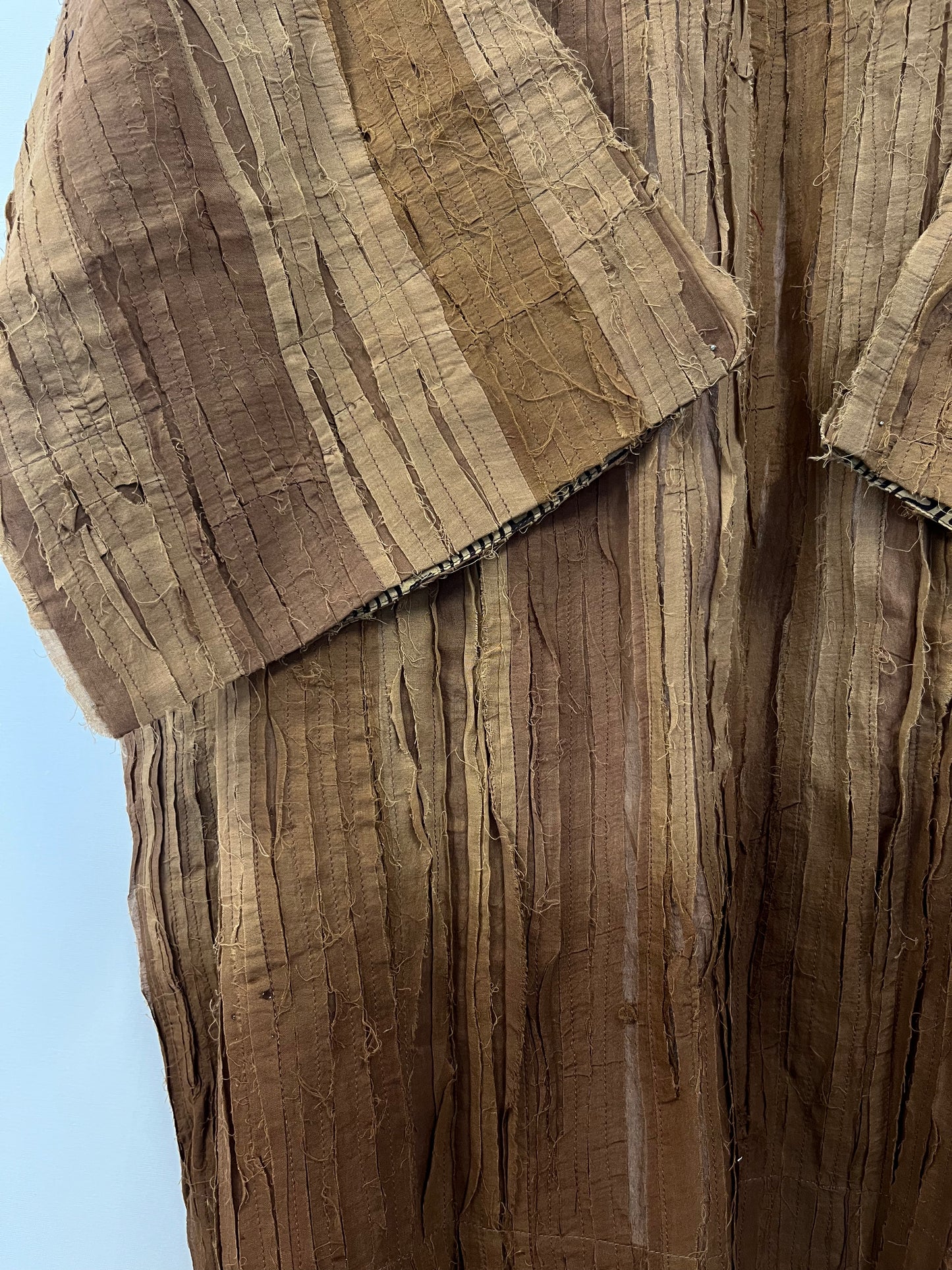 Textured Repurposed Fabric Jacket