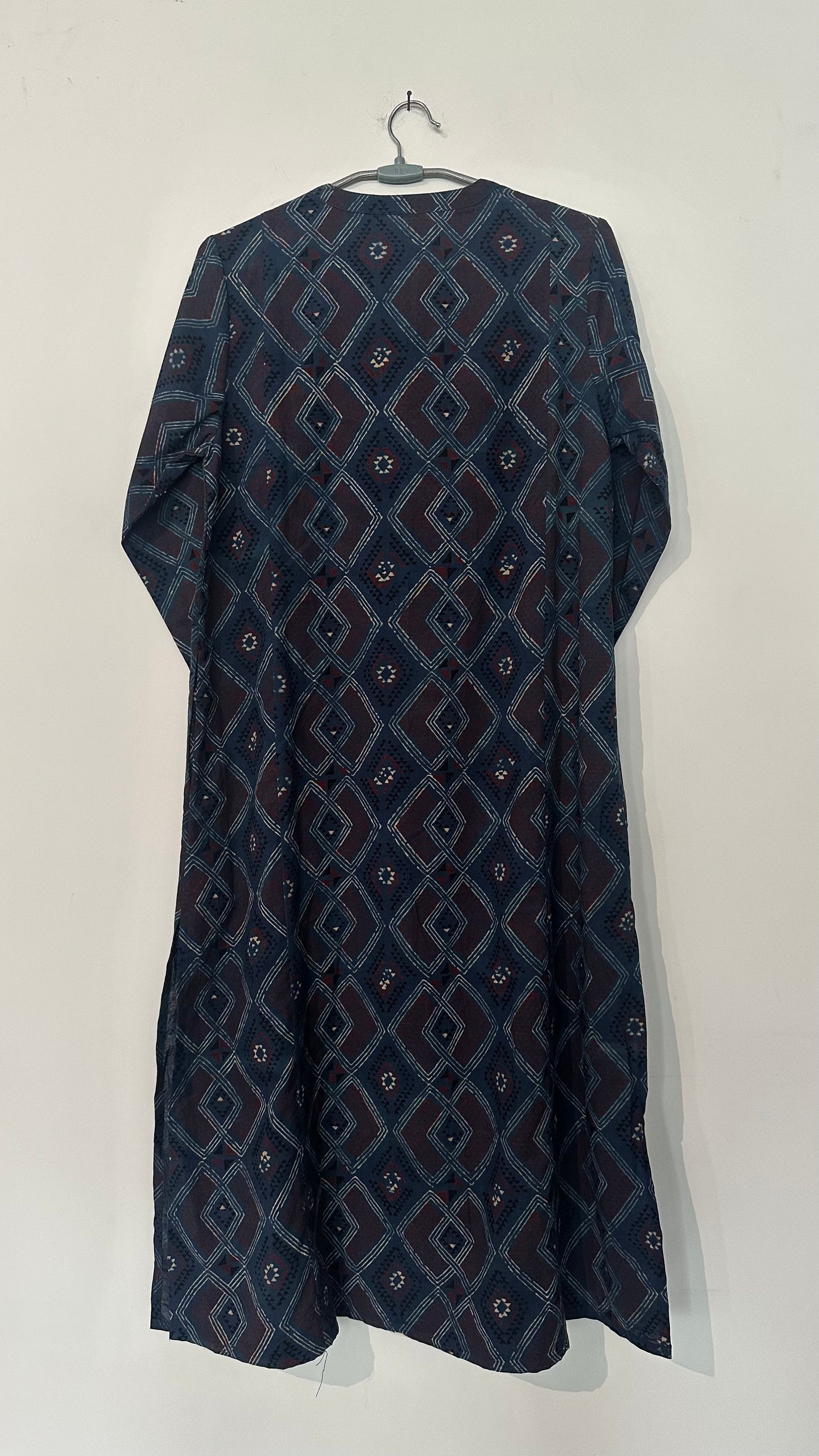 Ajrakh hand printed classic kurta