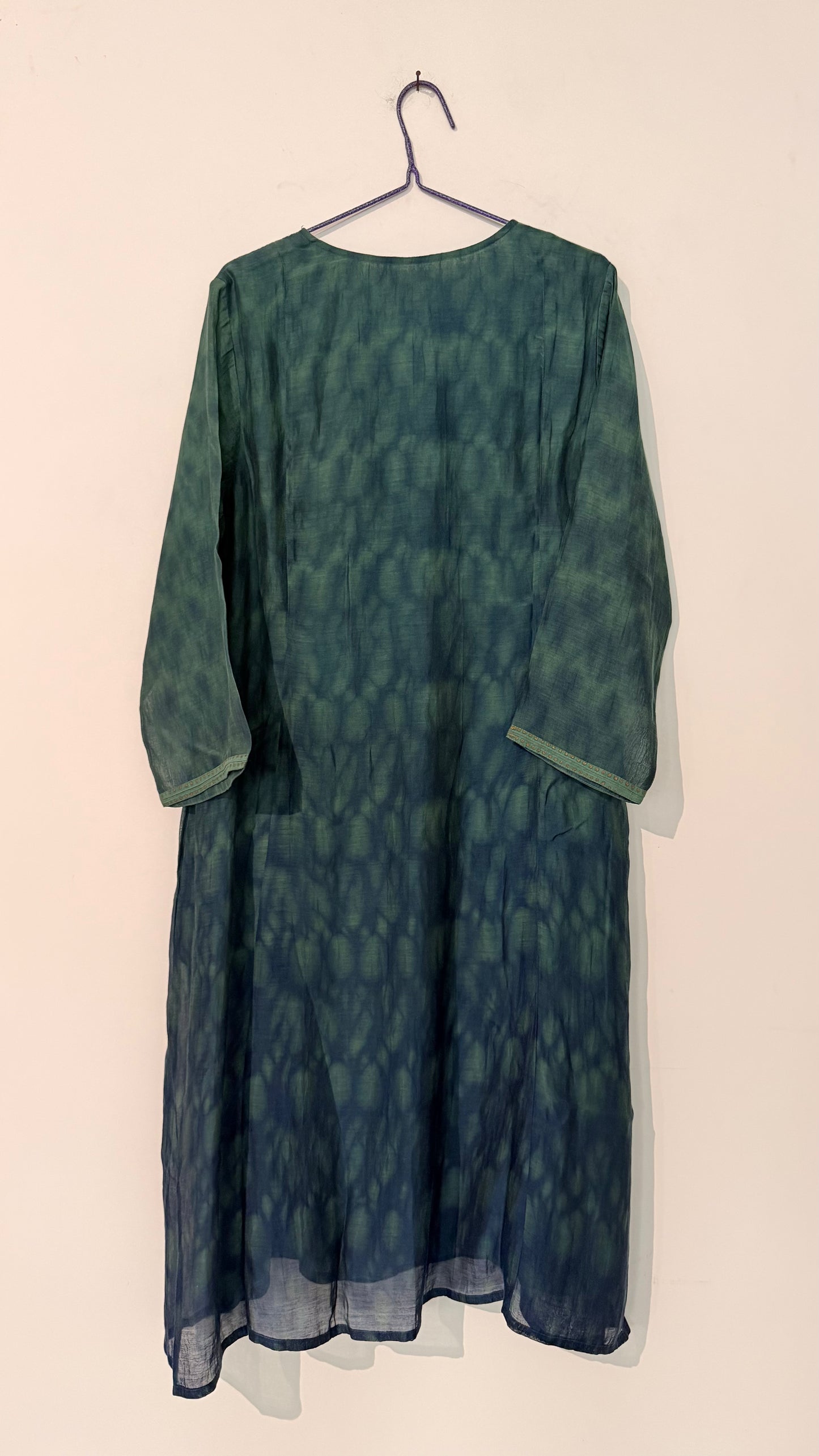 Akash chanderi embroidered Kurta
