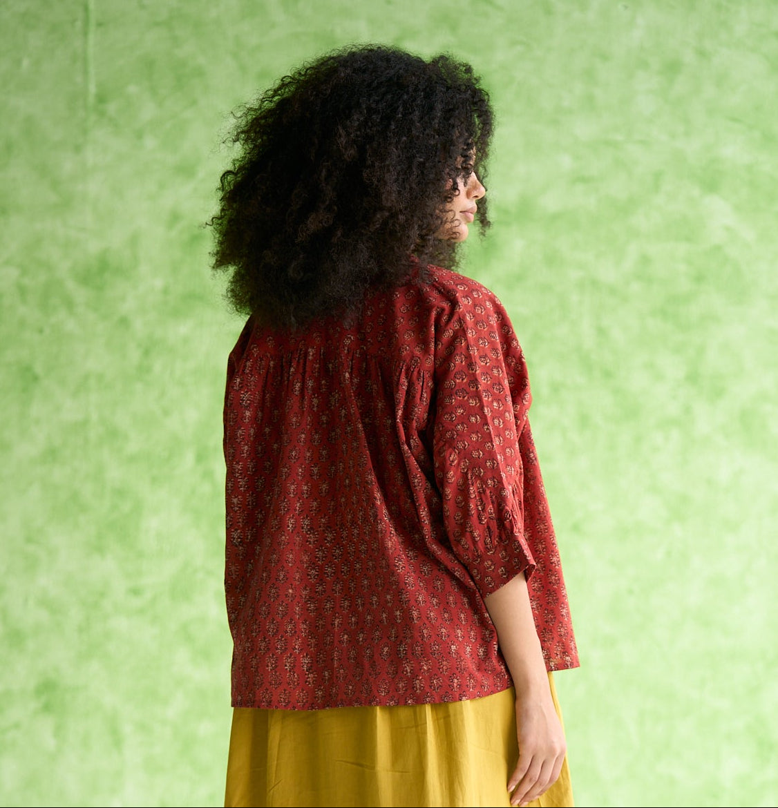 Sasha Hand block printed Shirt