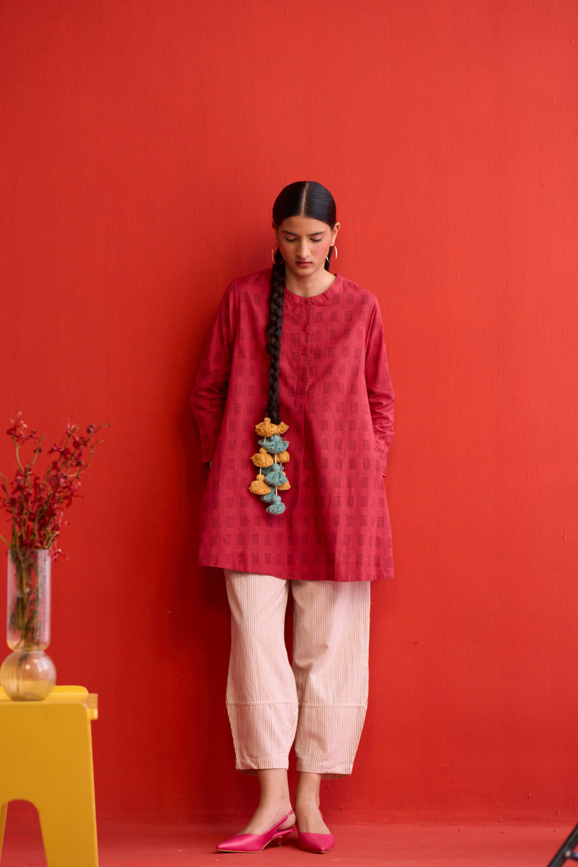 Golnar Hand printed Tunic & Pant set