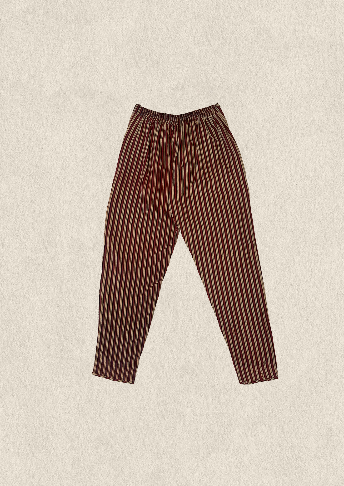 Ajrakh Stripe Slim Pants