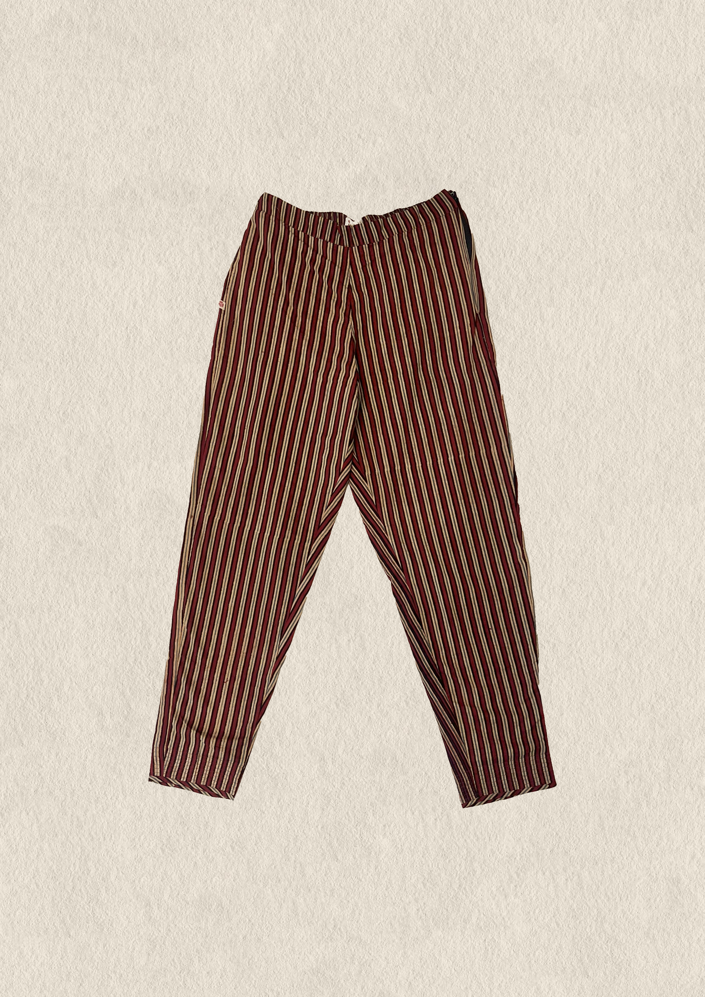 Ajrakh Stripe Slim Pants