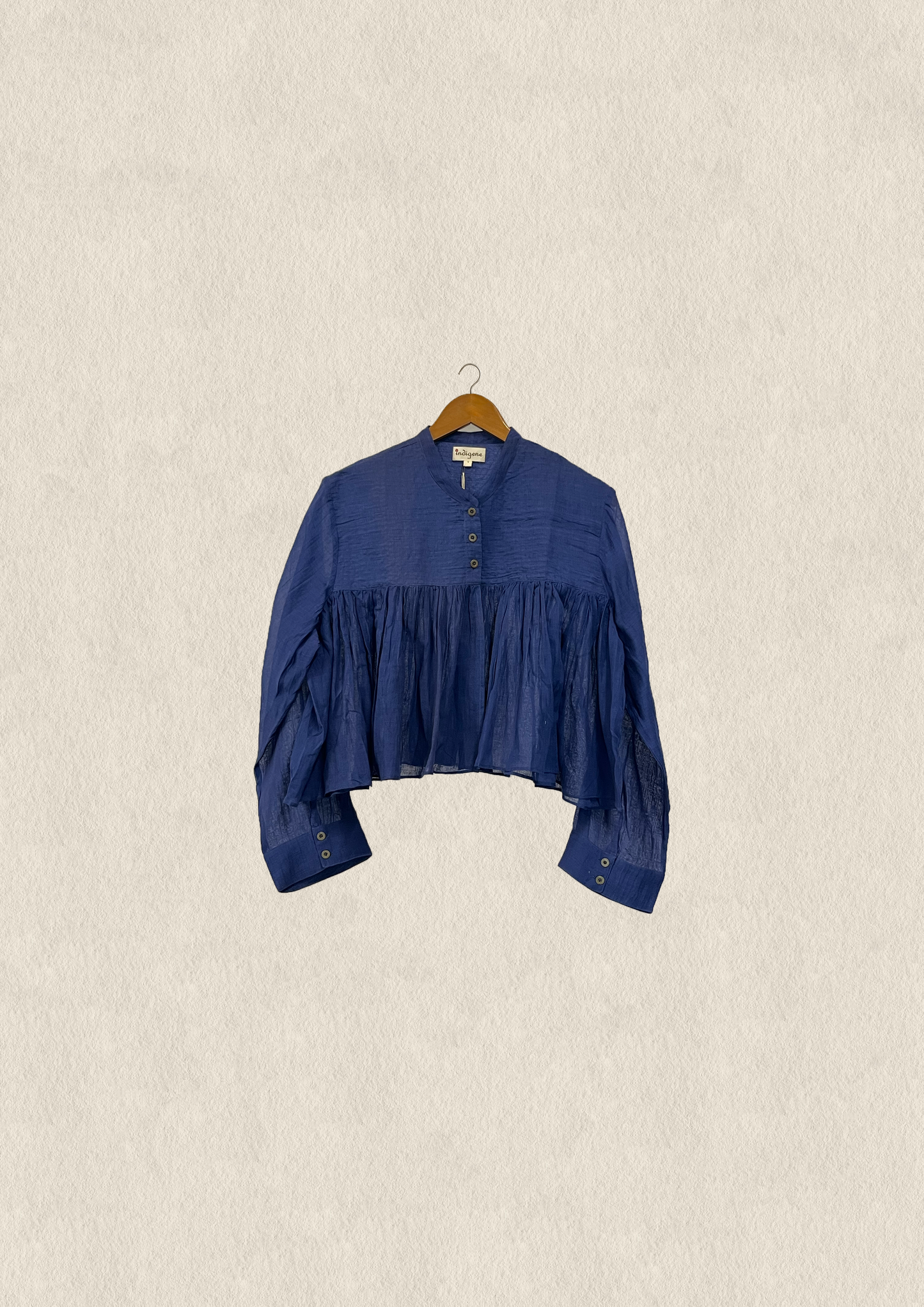 Indigo Two Piece Layered Top