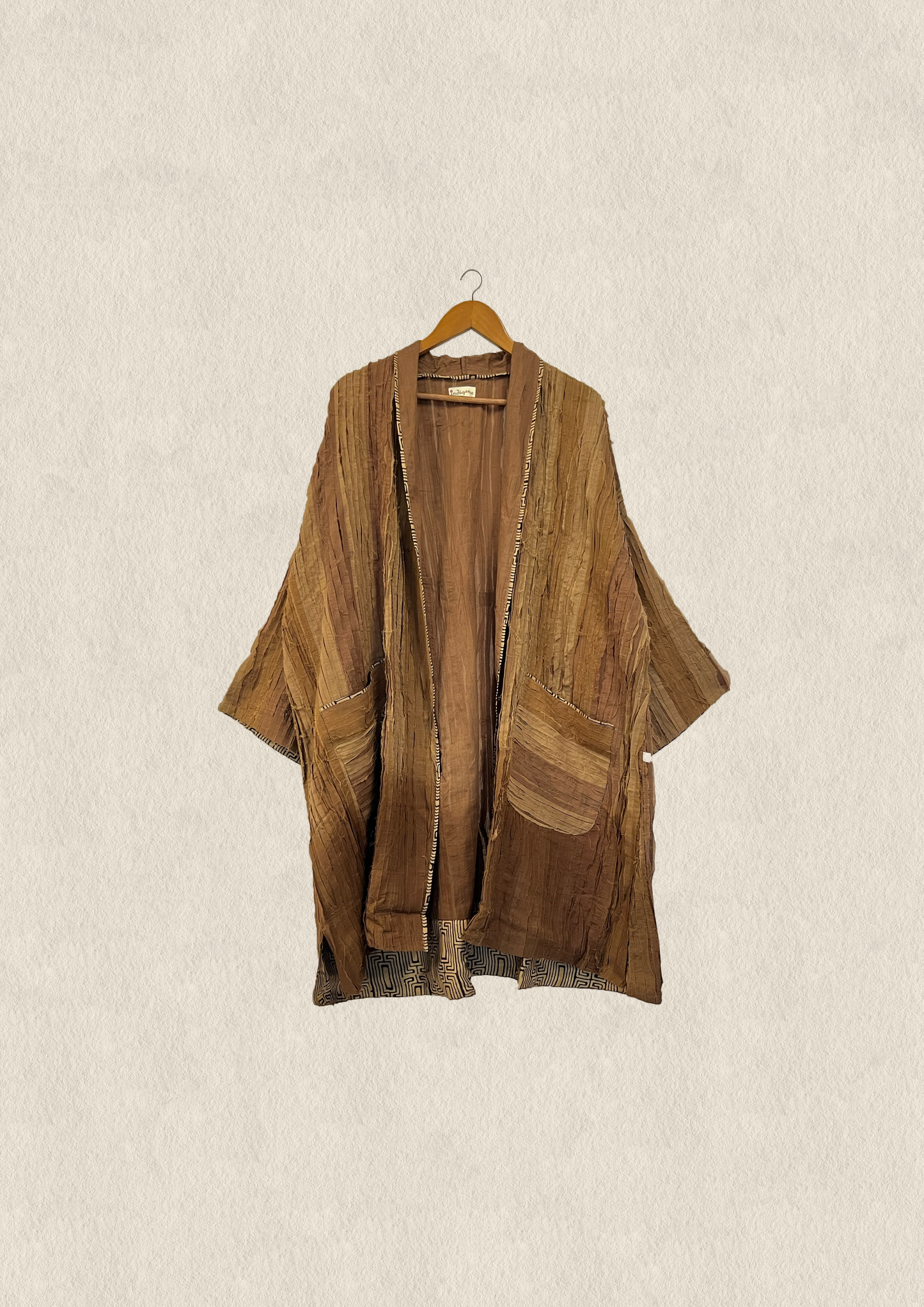 Textured Repurposed Fabric Jacket
