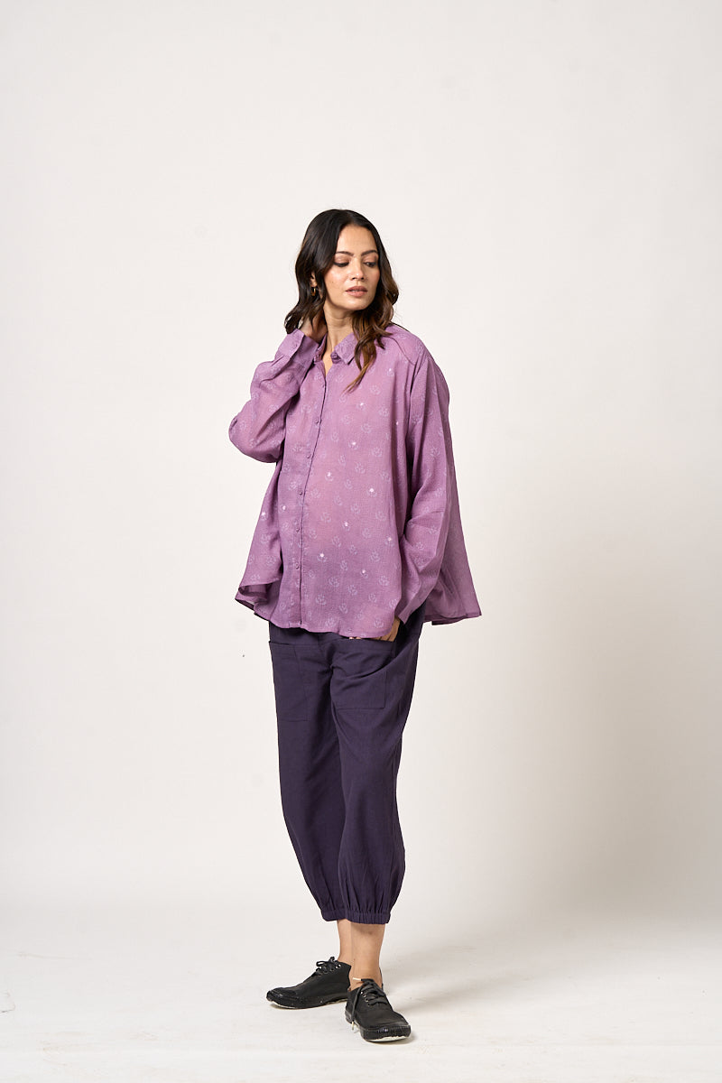 Aki Elasticated Waist Cropped Pants
