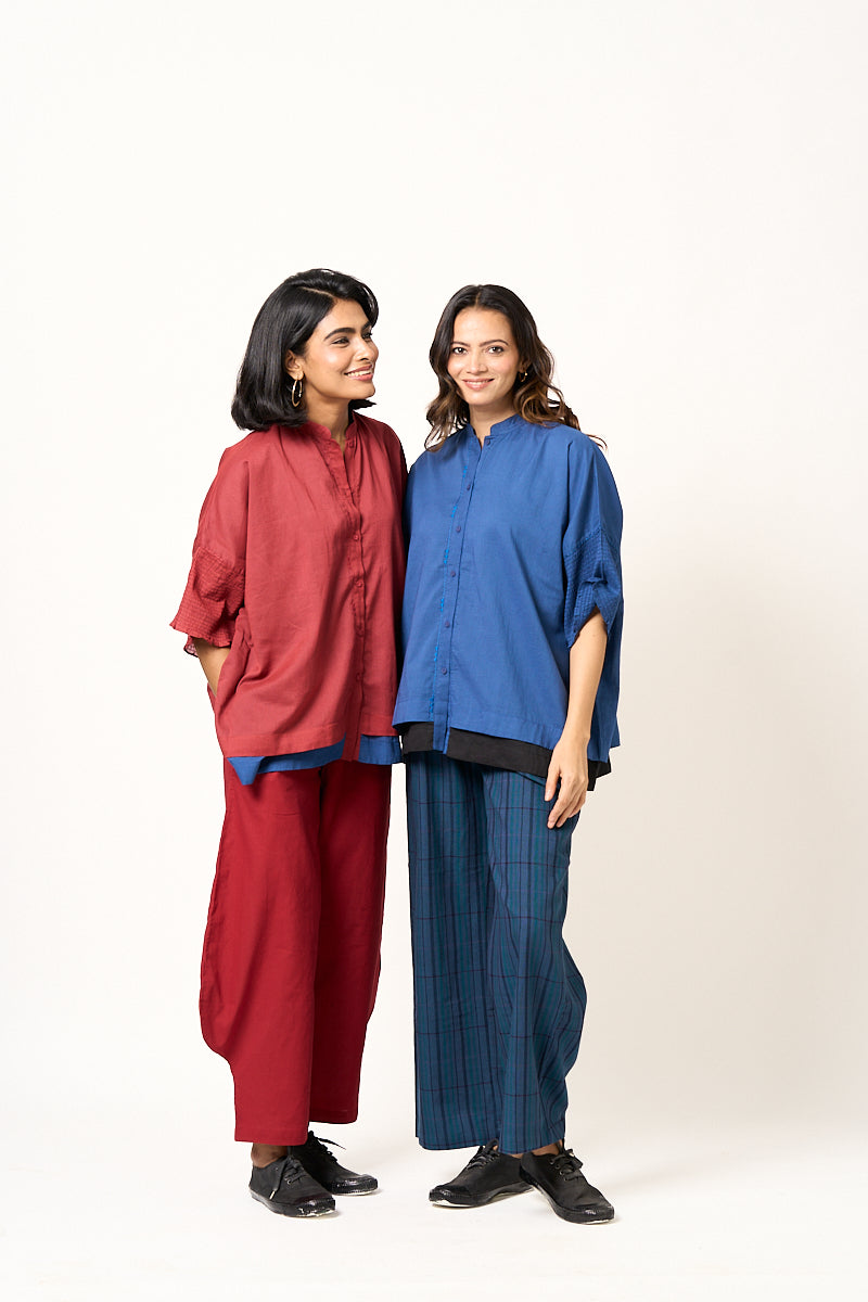 Cirrus Layered Shirt - Blue