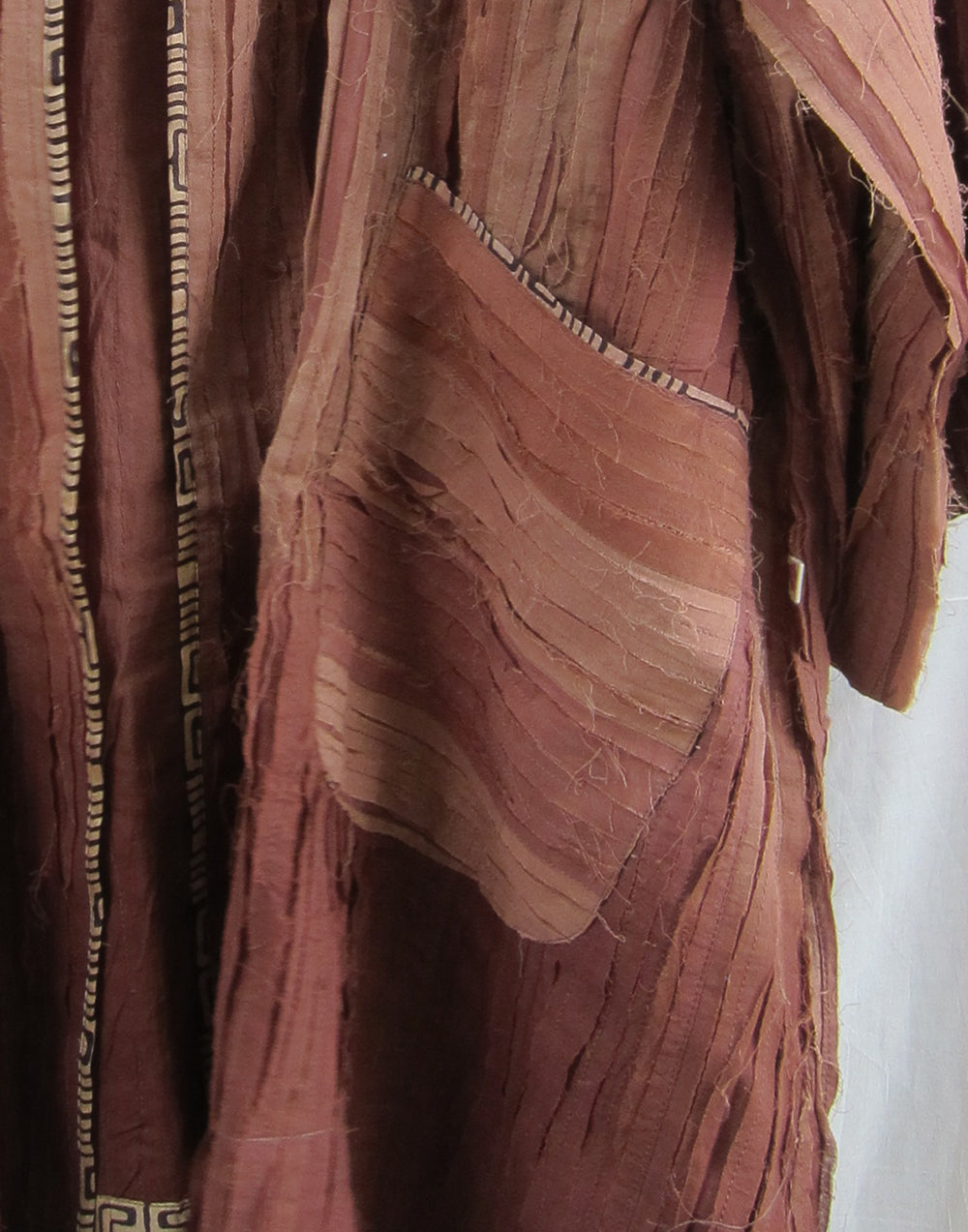 Textured Repurposed Fabric Jacket
