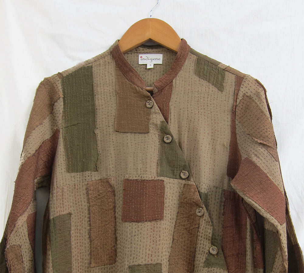 Boro Overlap Dress cum Jacket