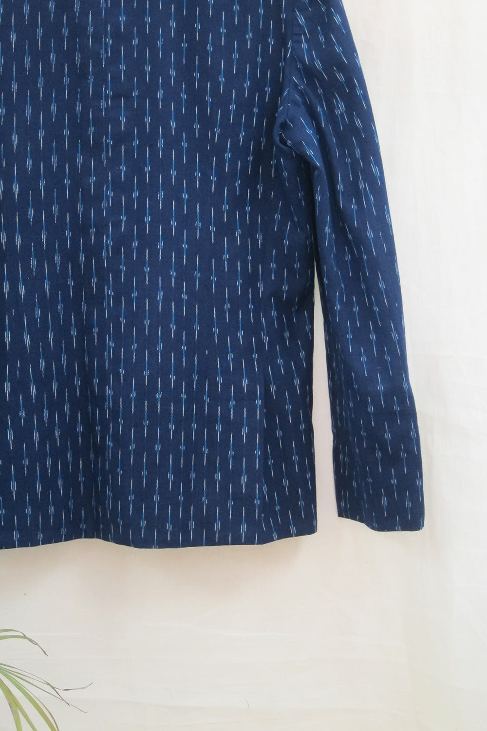 Ikat Mandarin Collar Chore Jacket