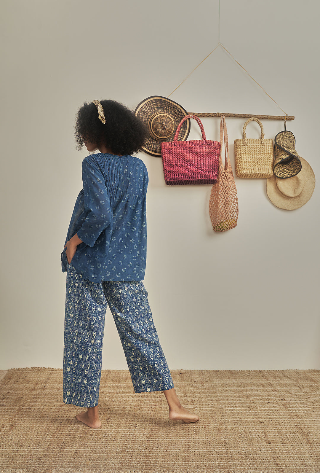 Amalfi Wide Hemmed Printed Pants (MADE TO ORDER)