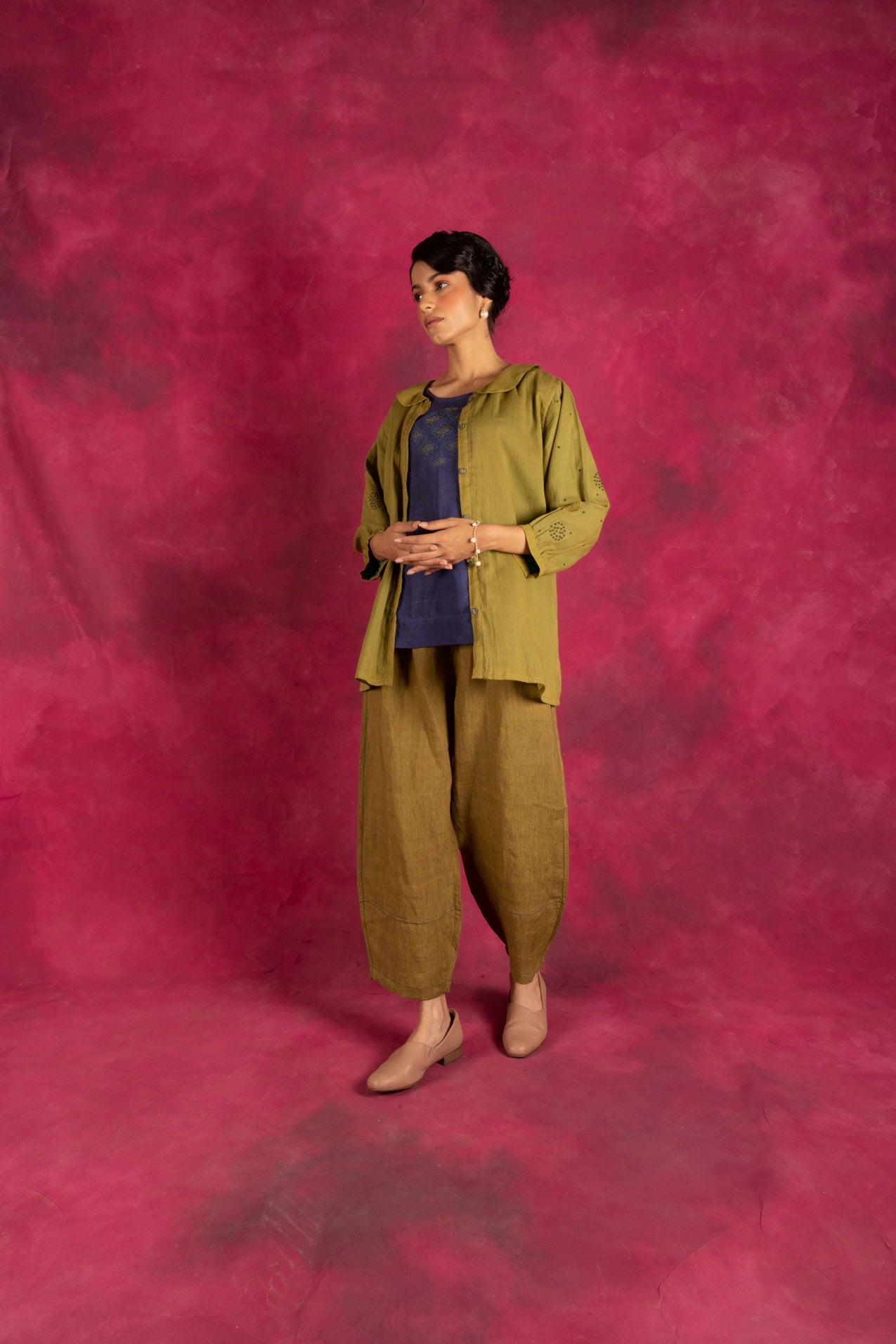 Linen Baggy Pants
