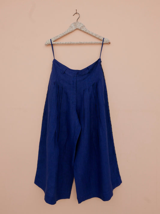 Linen Pleated Culottes (MADE TO ORDER)