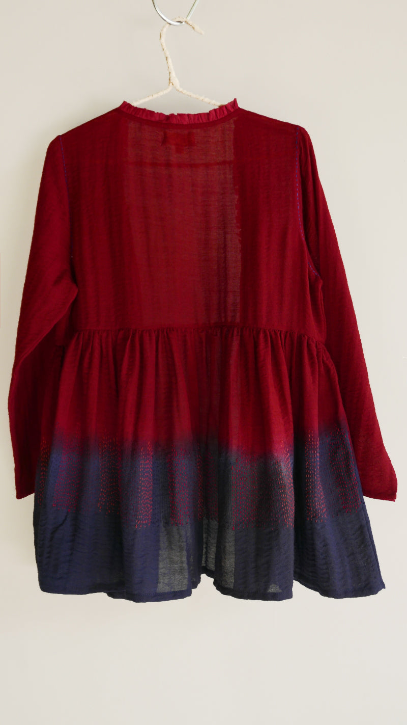 Ruby Light Merino Wool Kedio Overlay