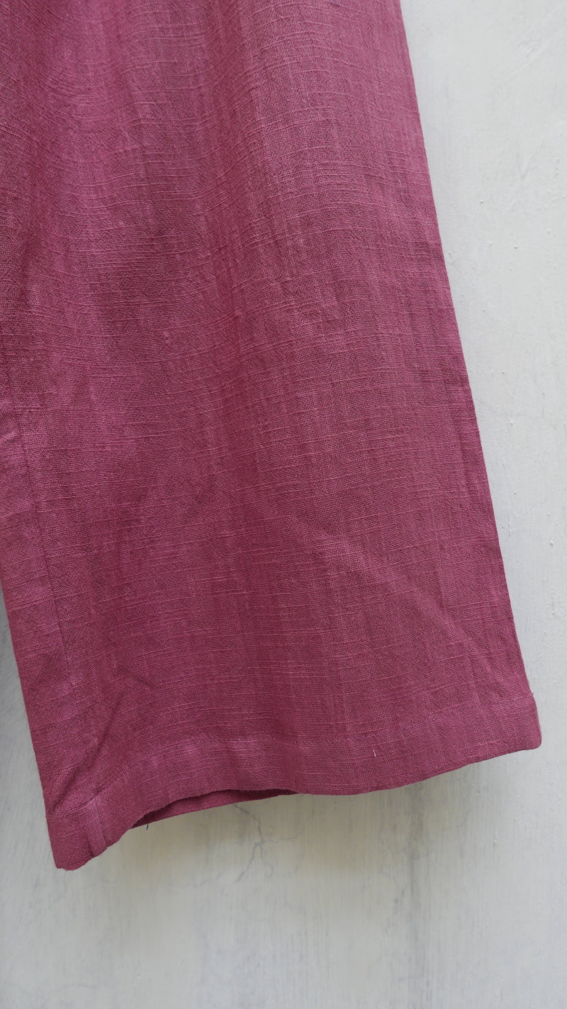 Canna Pleated Waist Straight Pants