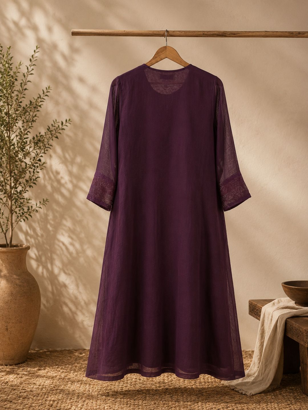 Heaven Pleated Placket Kurta