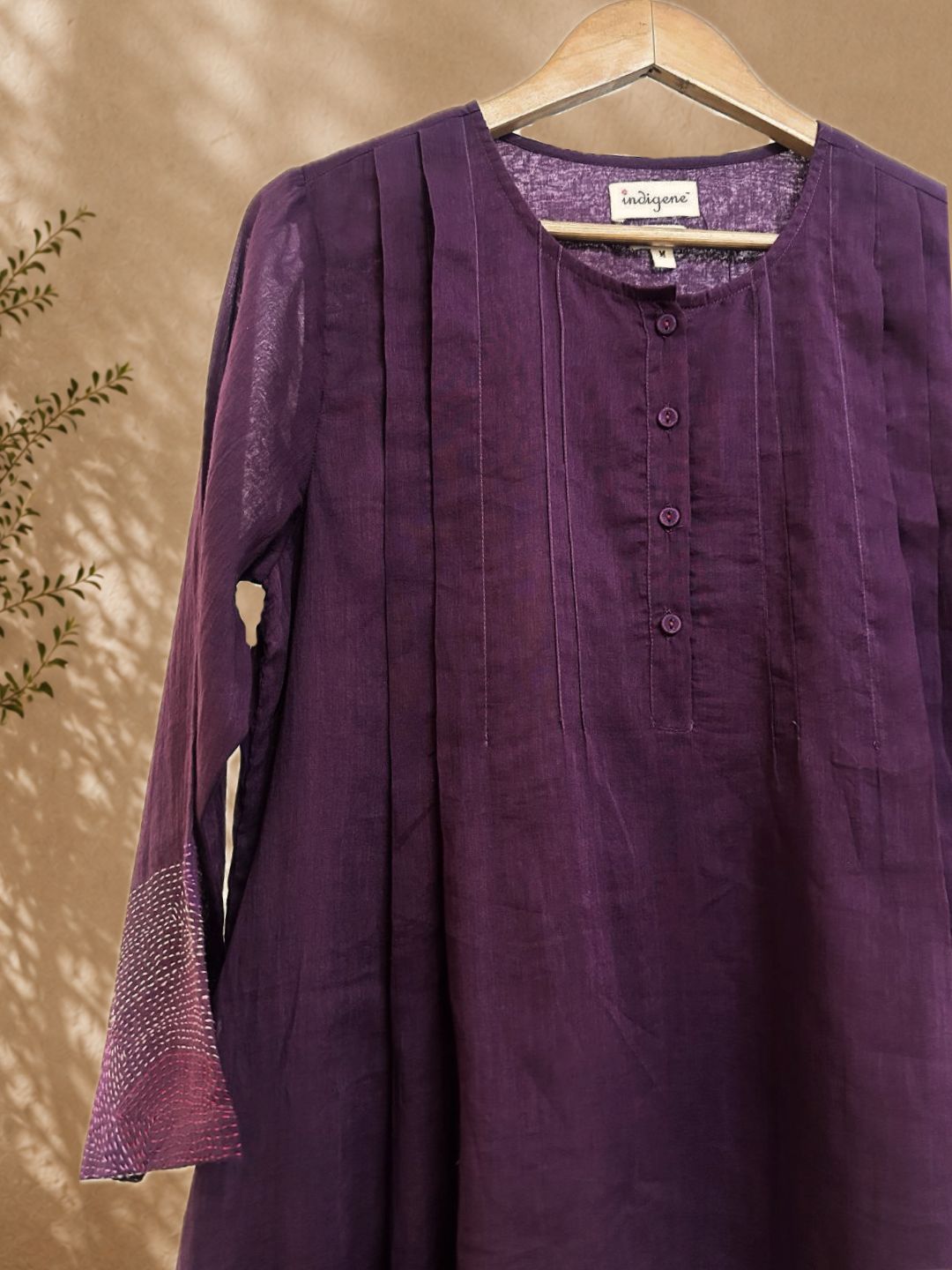 Heaven Pleated Placket Kurta