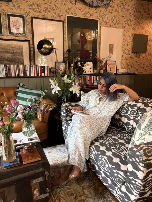 Stay at home Mulmul Kaftan
