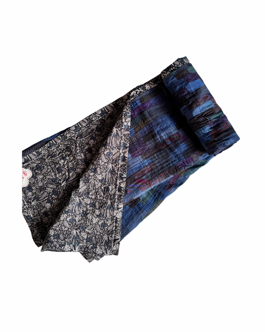 Indigo: All For Love Patchwork Quilted Throw