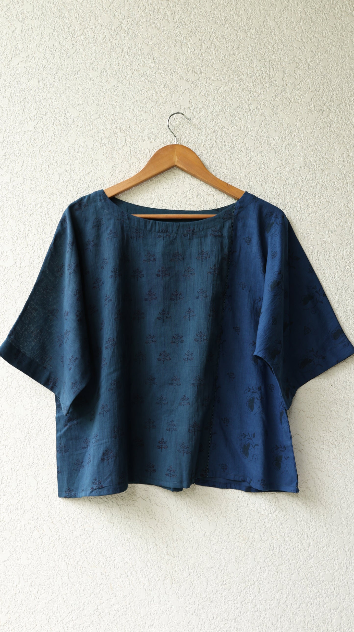 Indigo Boxy Shirt