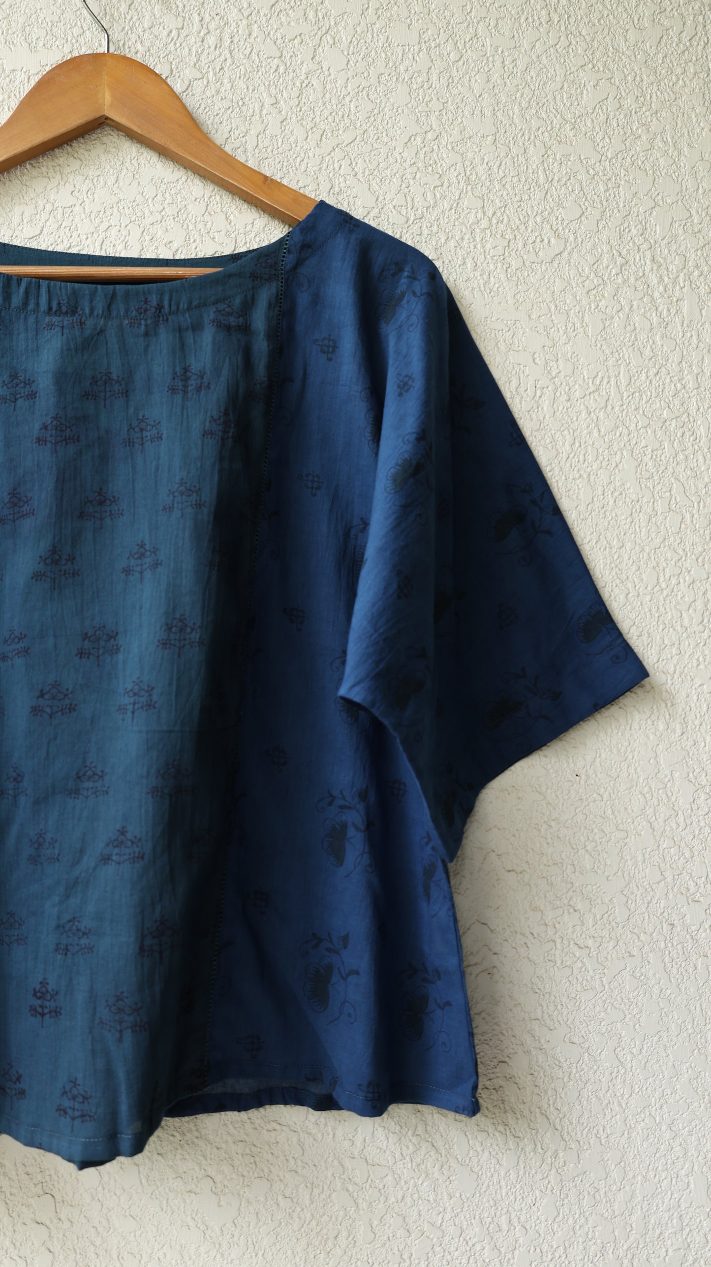 Indigo Boxy Shirt