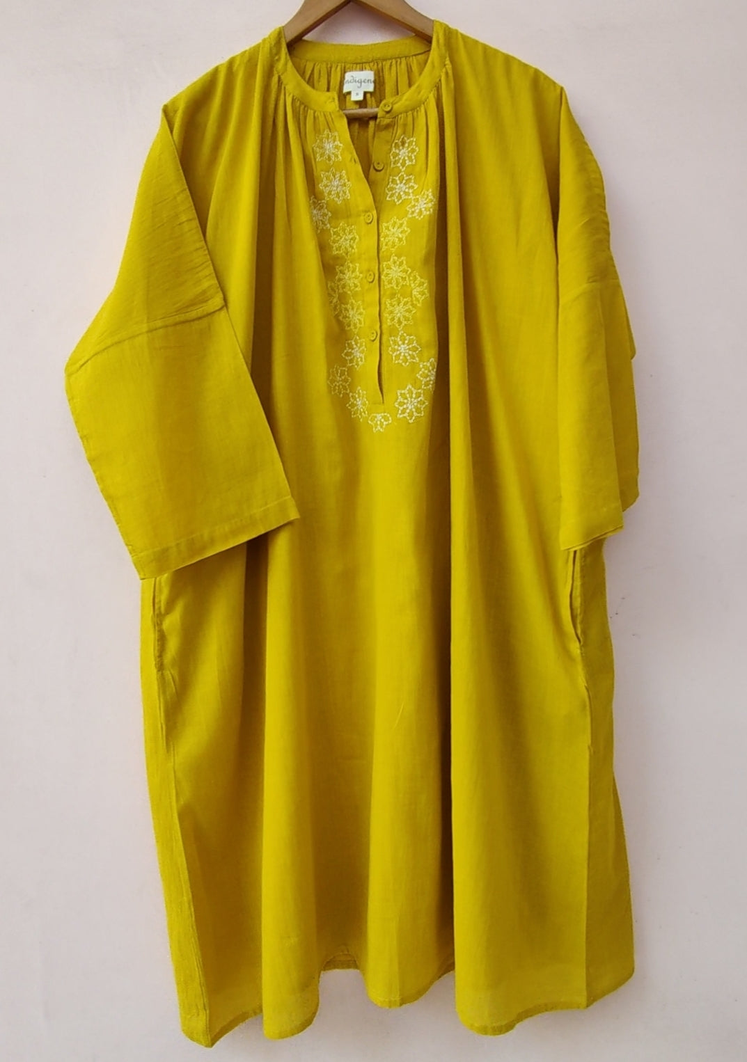 Hima embroidered mulmul dress