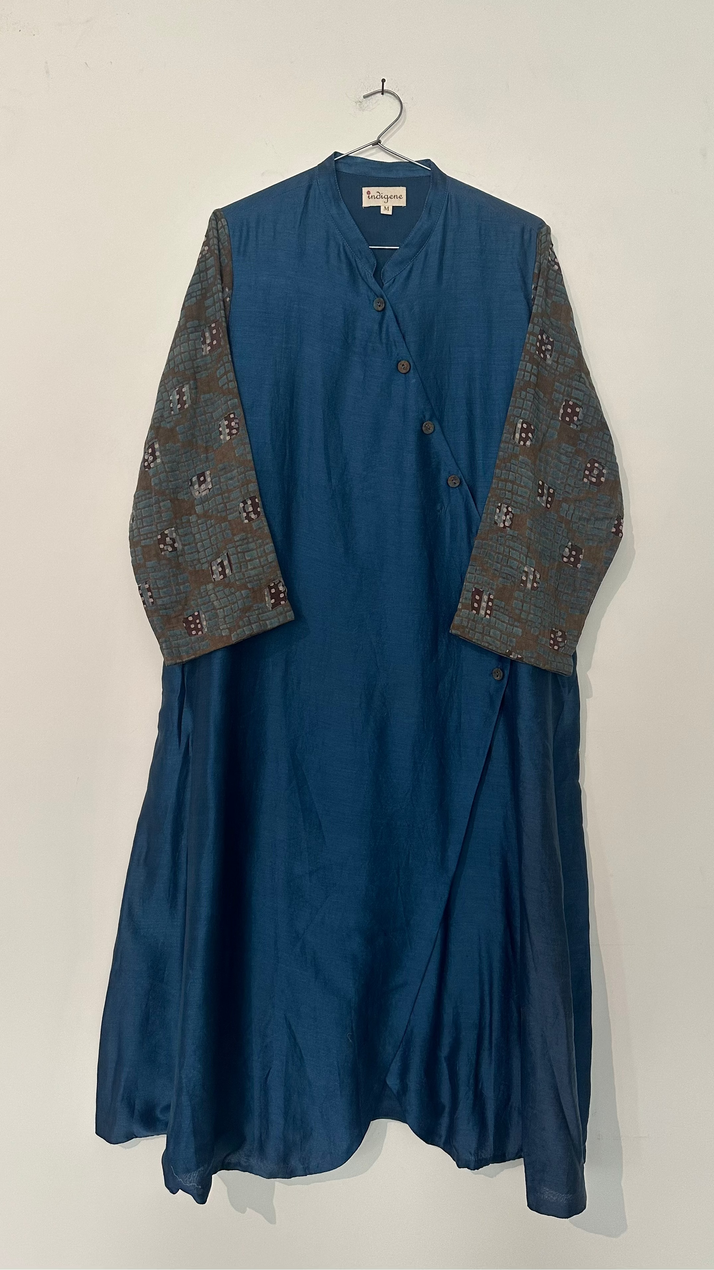 Sagar Chanderi asymetric kurta