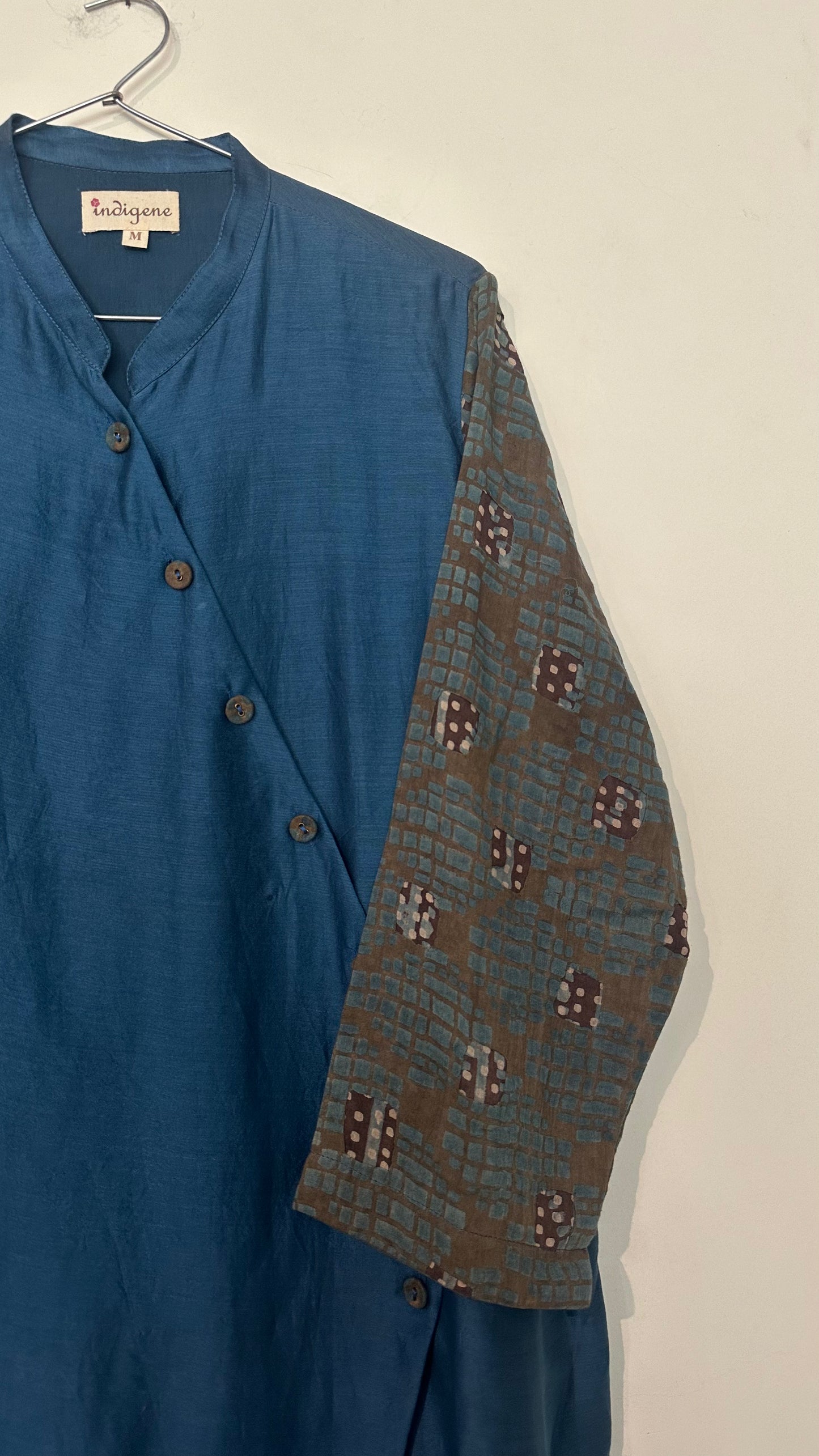 Sagar Chanderi asymetric kurta