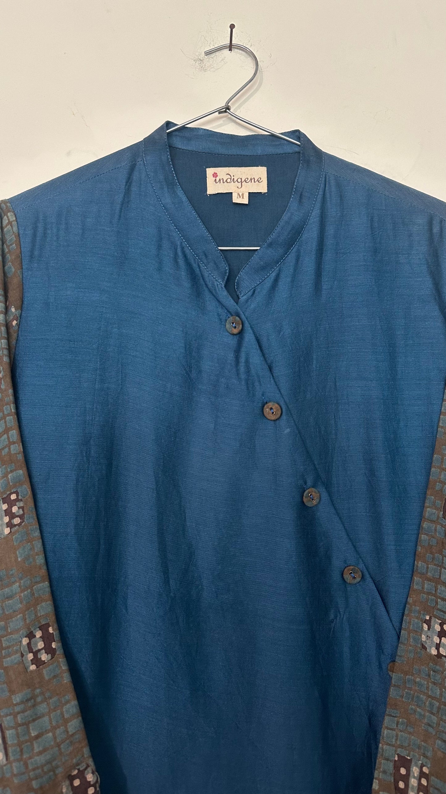 Sagar Chanderi asymetric kurta
