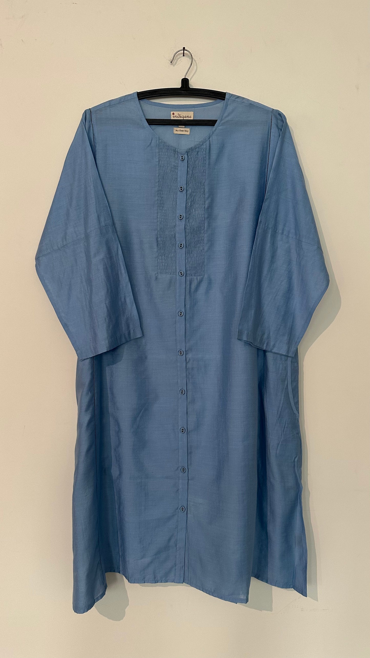 Bundi Modal Smocked Placket Kurta