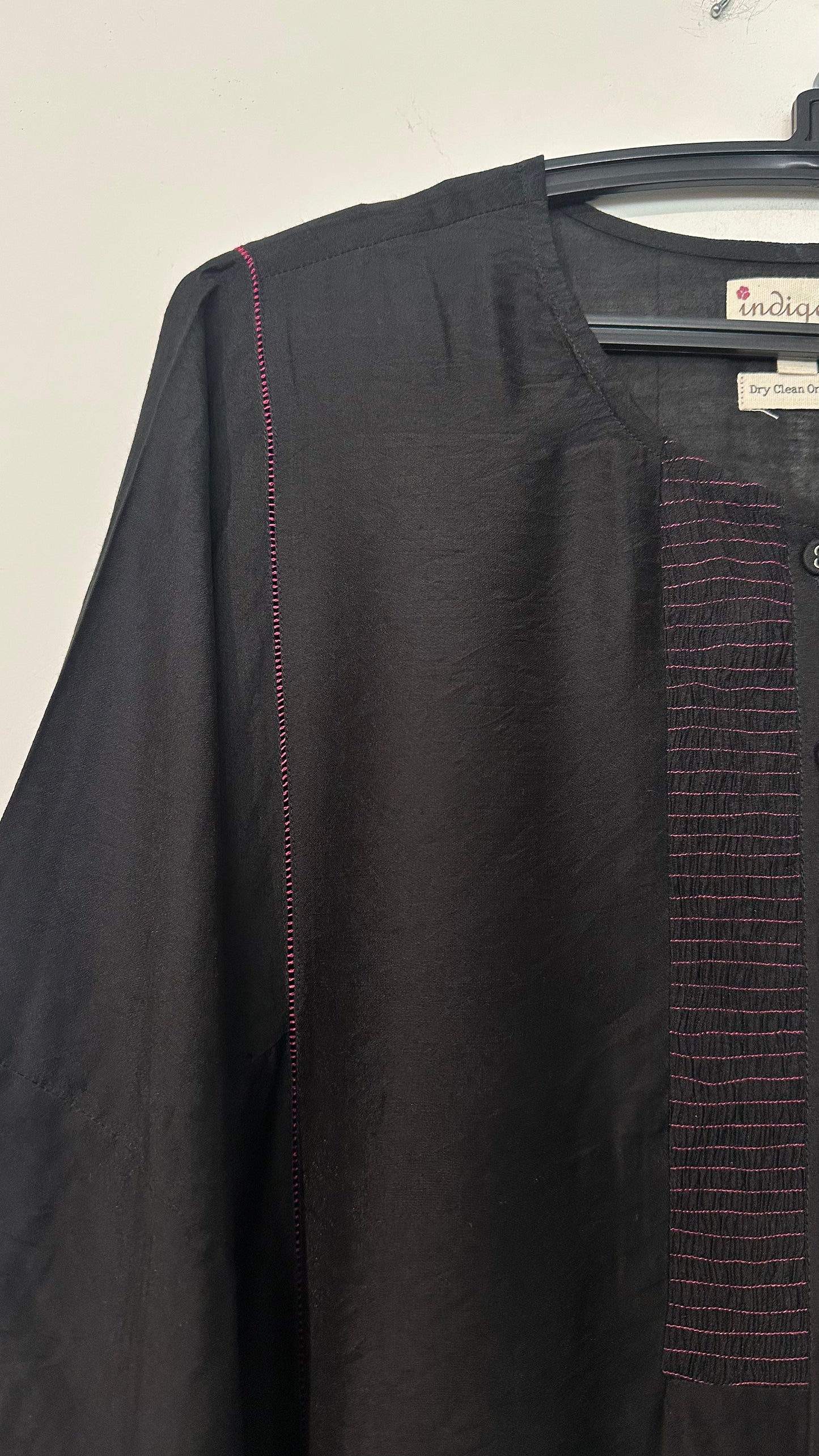 Bundi Modal Smocked Placket Kurta