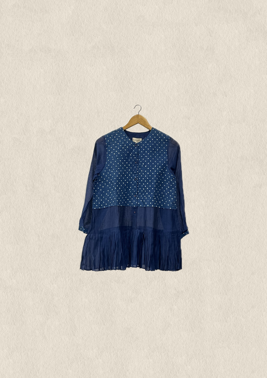 Polka Peplum Top