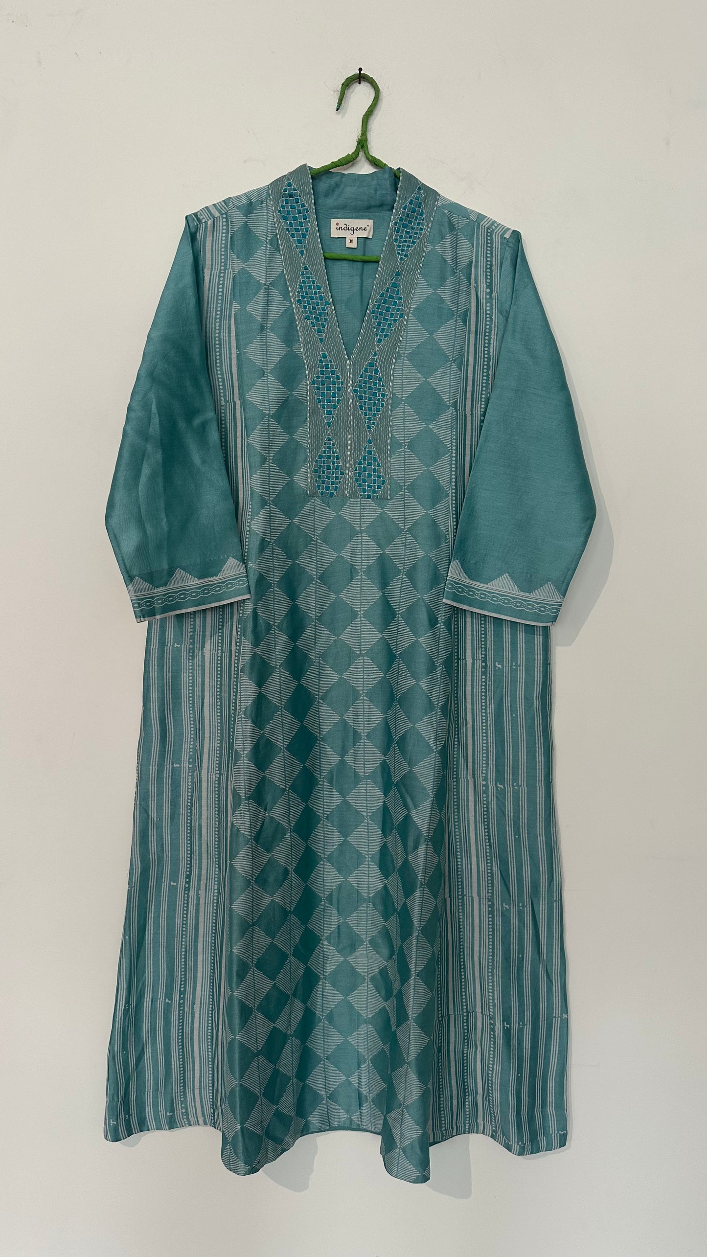 Badal printed chanderi embroidered Kurta