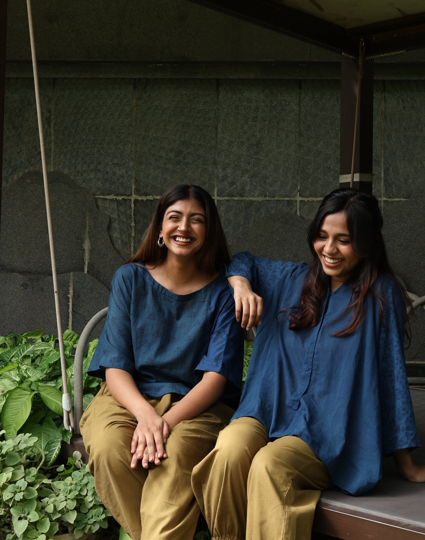 Indigo Boxy Shirt
