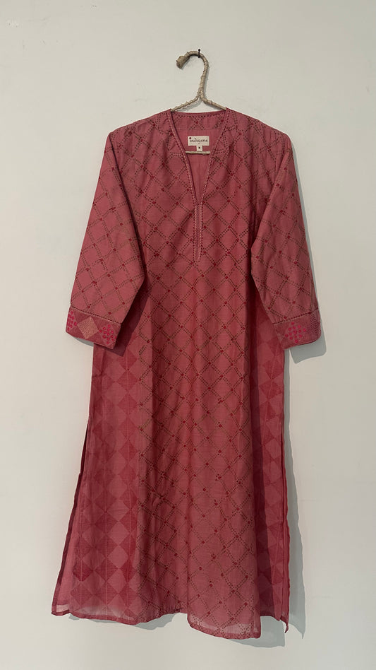 Ami chanderi embroidered Kurta