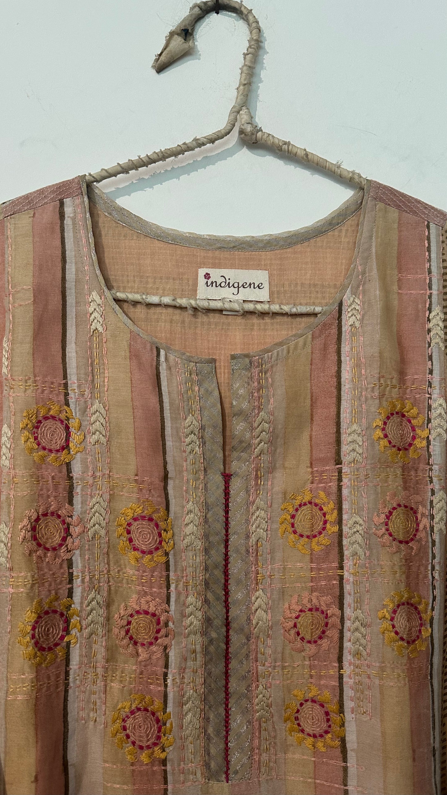 Antara chanderi embroidered Kurta