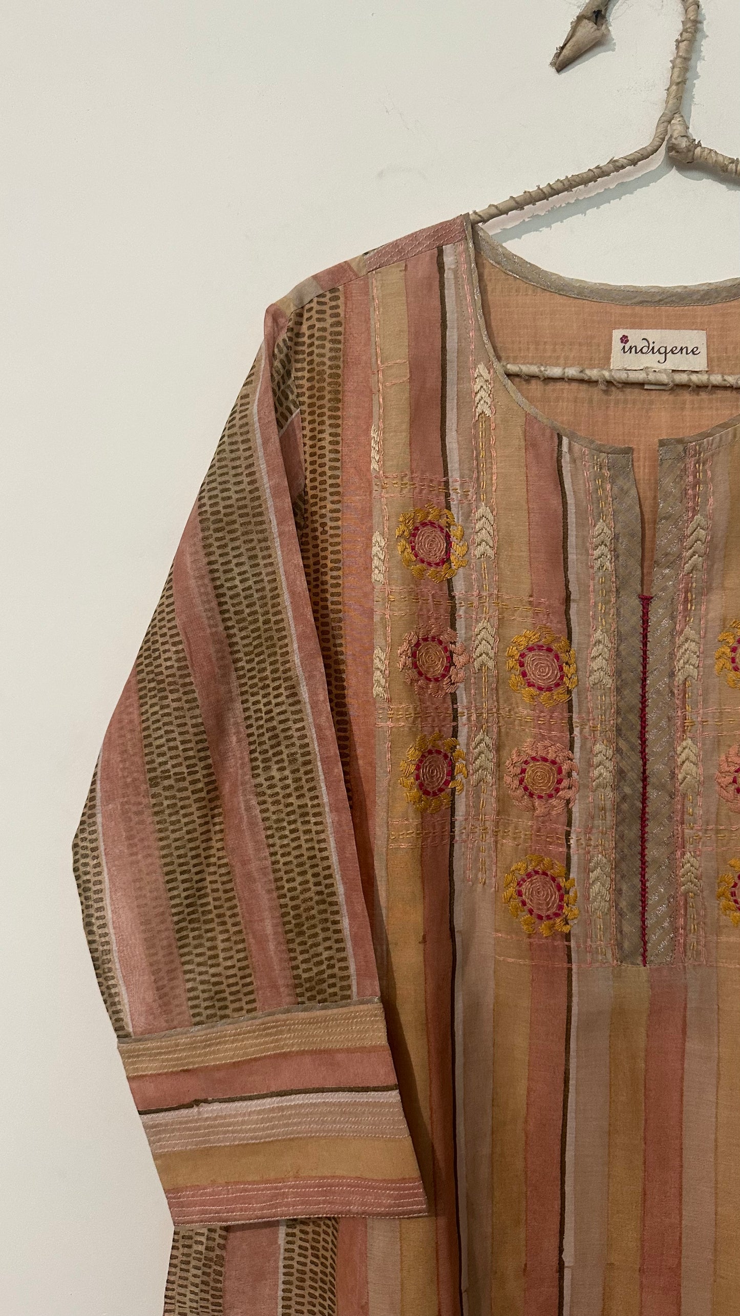 Antara chanderi embroidered Kurta