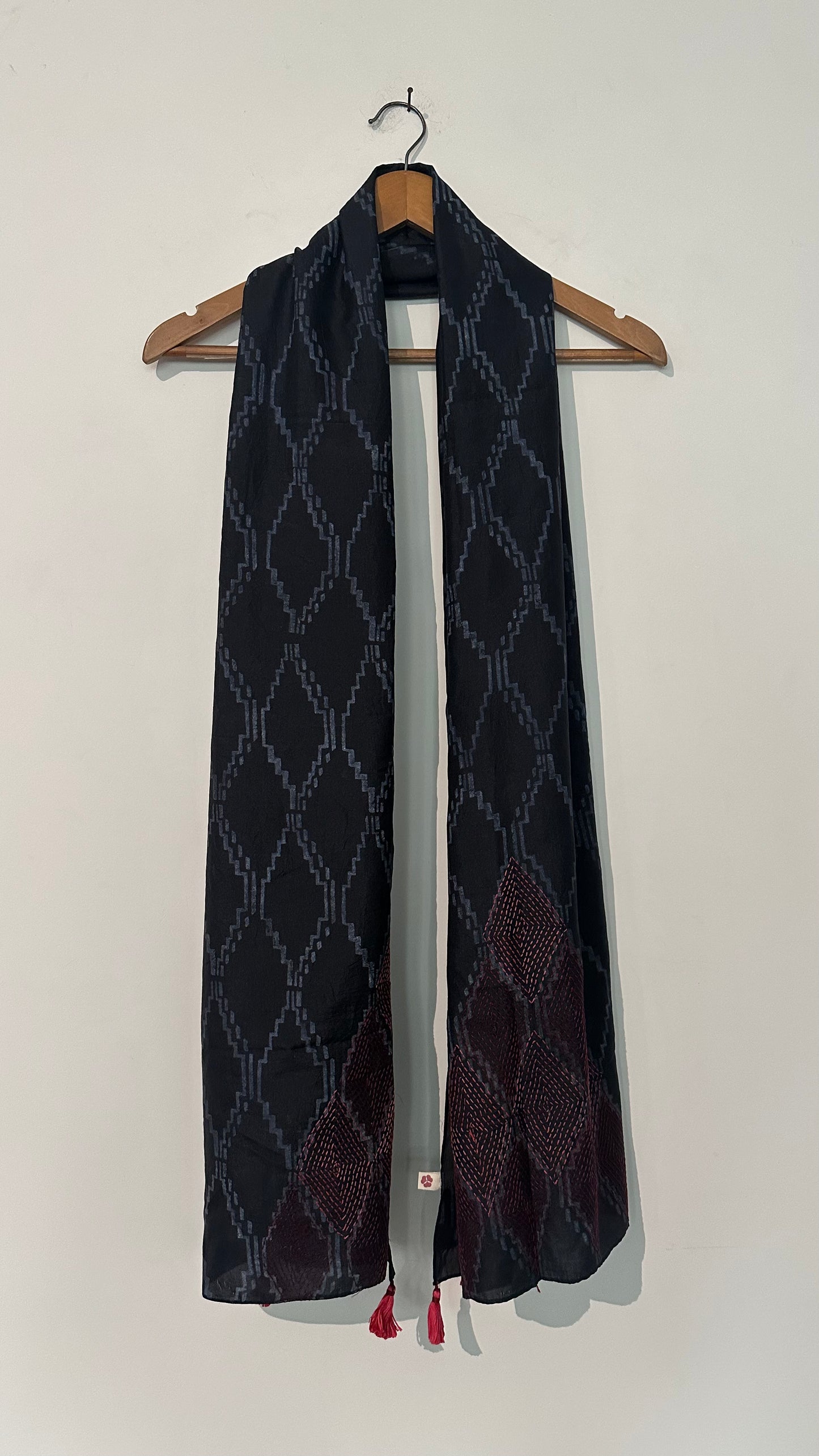 Mulberry Silk printed embroidered stoles