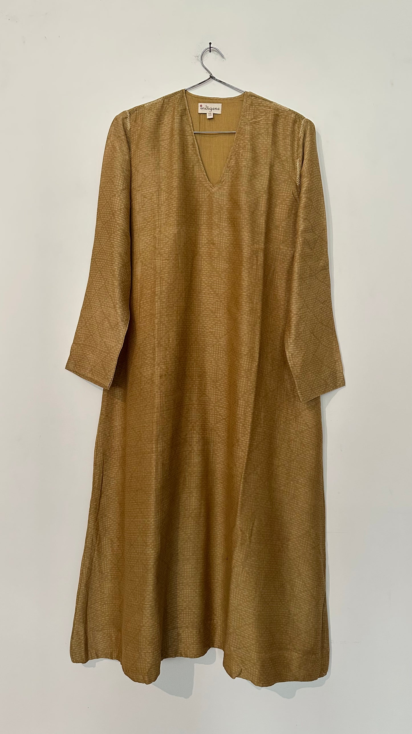 Citrine Chanderi printed kurta