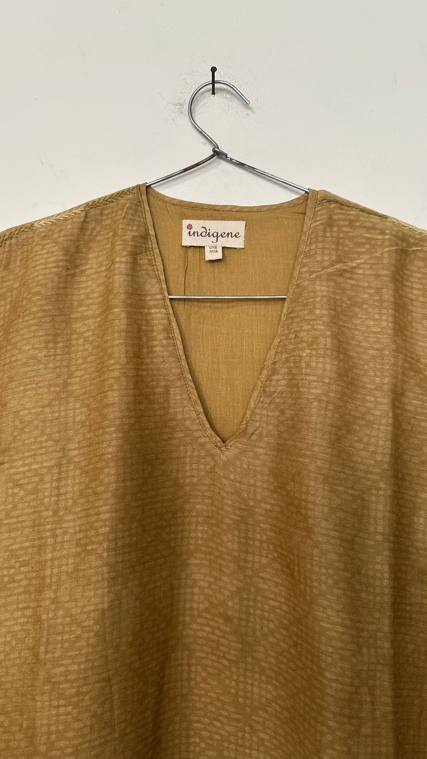 Citrine Chanderi printed kurta