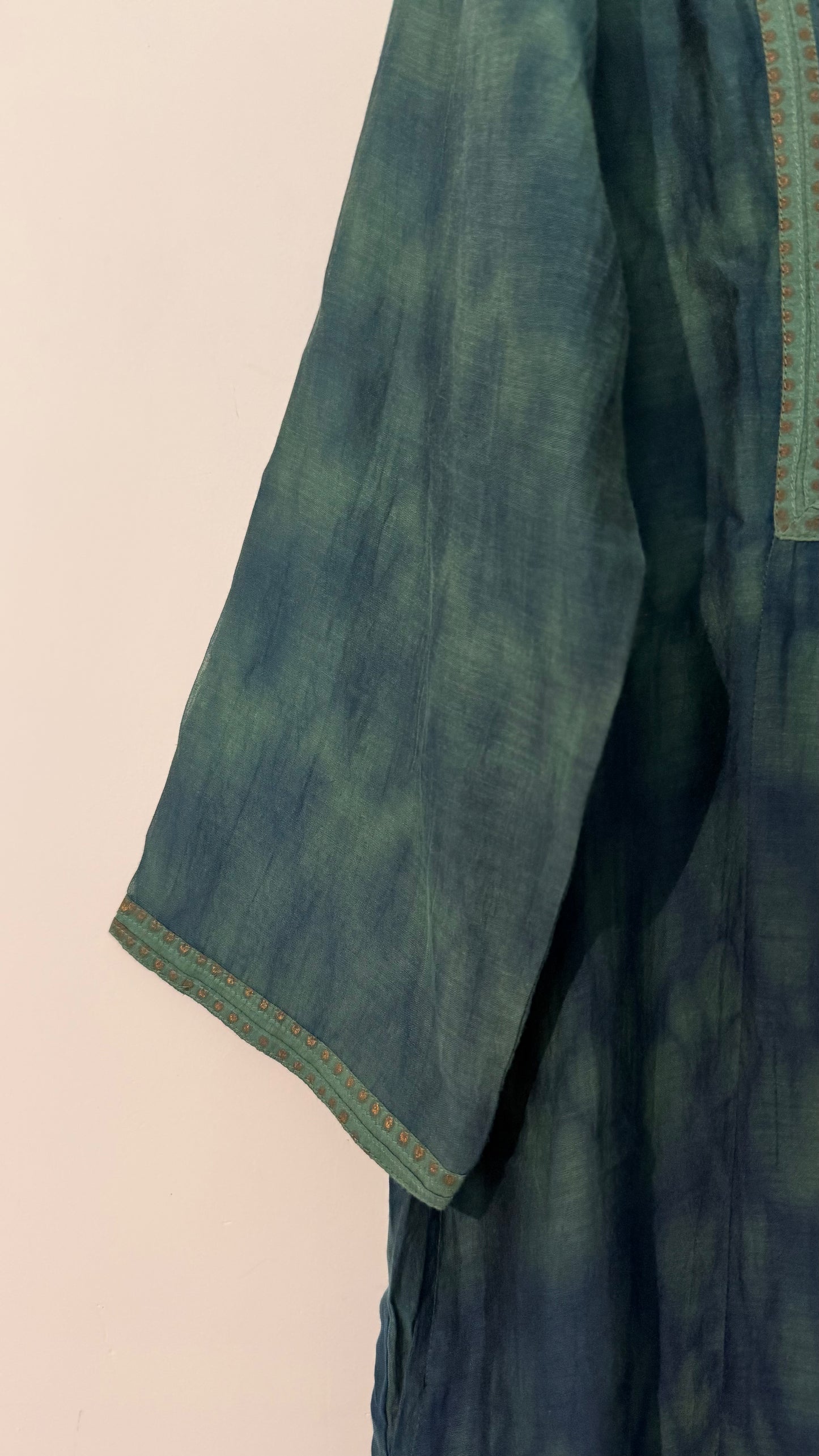 Akash chanderi embroidered Kurta