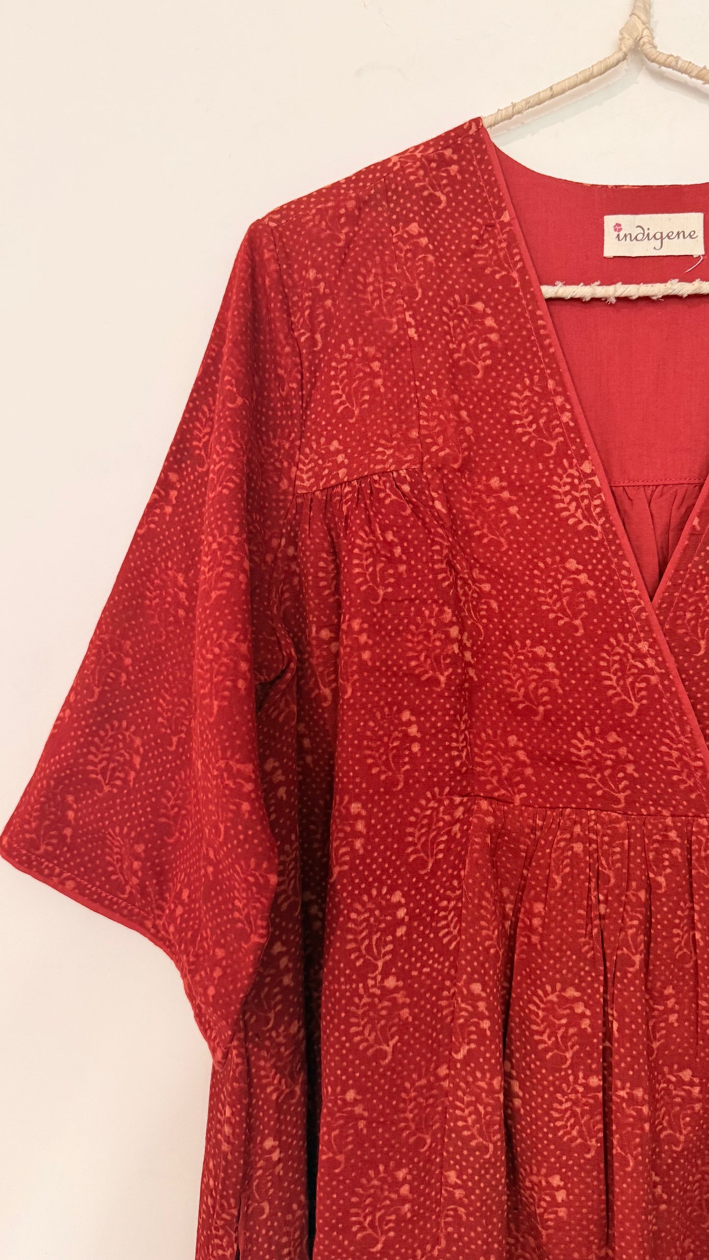 Iris Hand Printed Resort Dress