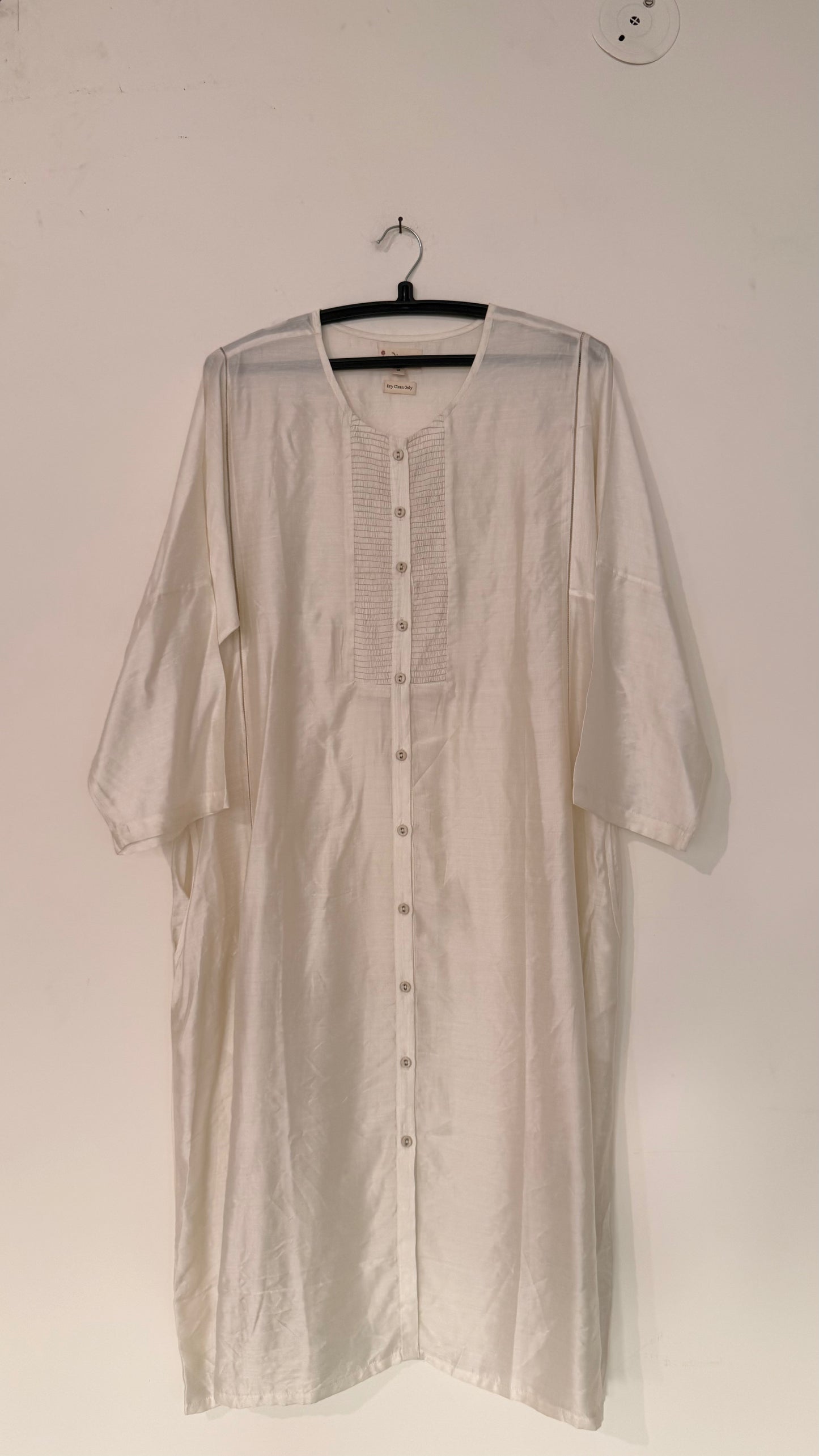 Bundi Modal Smocked Placket Kurta