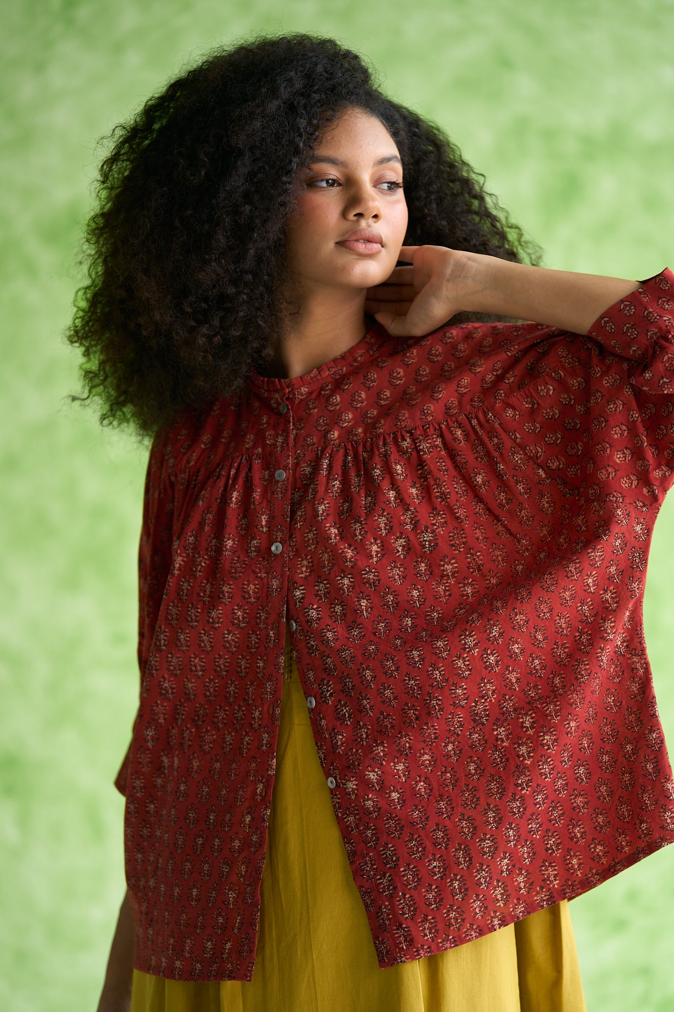 Sasha Hand block printed Shirt
