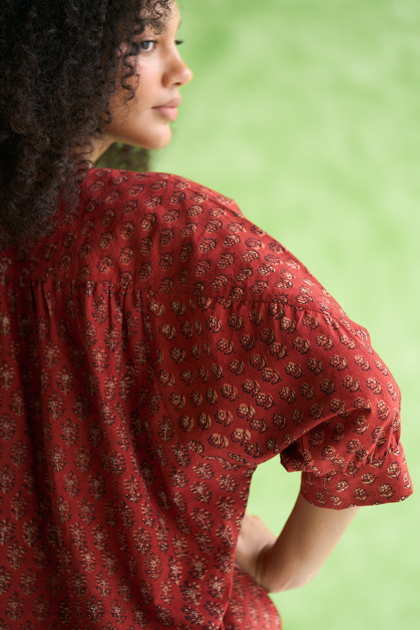 Sasha Hand block printed Shirt